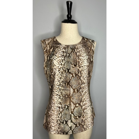 Calvin Klein Tops - *CALVIN KLEIN* Pleated Sleeveless Blouse